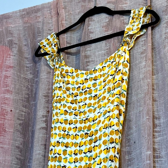Anthropologie En Elly Lemon Printed Midi Dress, NWT - Picture 11 of 12